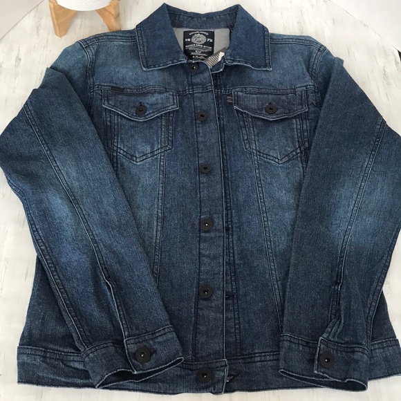 Buffalo David Bitton Denim Jacket Mens 